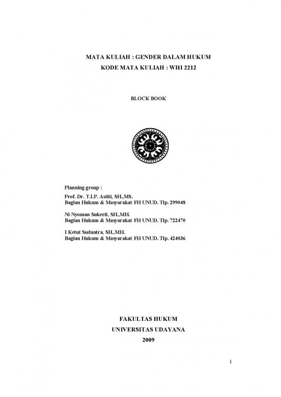 picture Hukum Pdf 9288 | Bb Gender Dalam  Hukum 2009 | Ilmu Hukum
