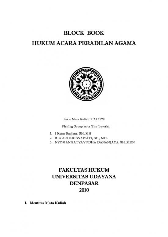 picture_Hukum Pdf 9290 | Bb Hukum Acara Peradilan Agama Oct 2010 | Ilmu Hukum