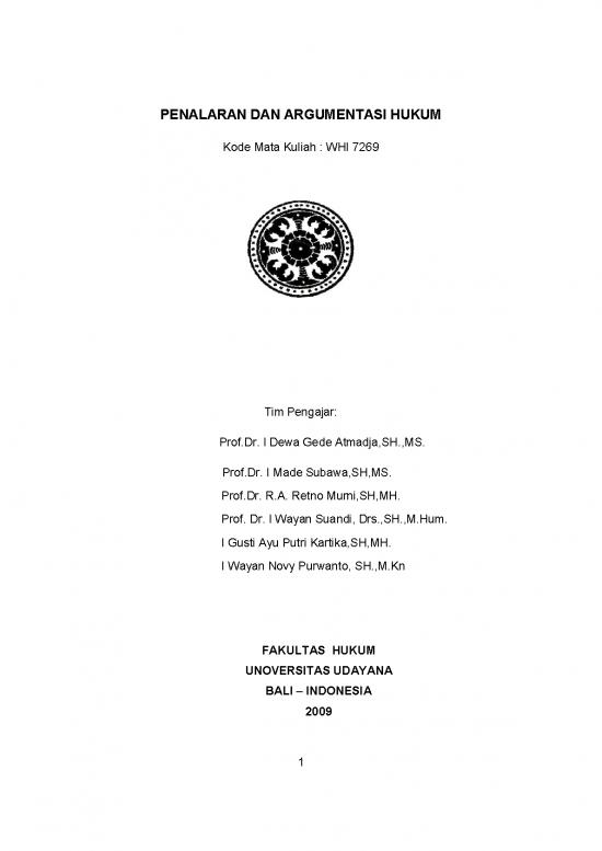 picture Hukum Pdf 9327 | Bb Penalaran Dan Argumentasi Hkm 2009 | Ilmu Hukum