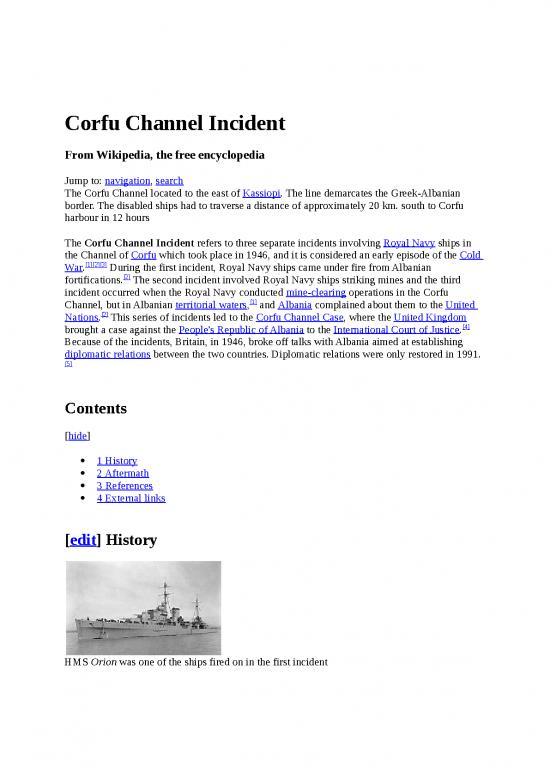 picture1_Corfu Channel Incident | Ilmu Hukum