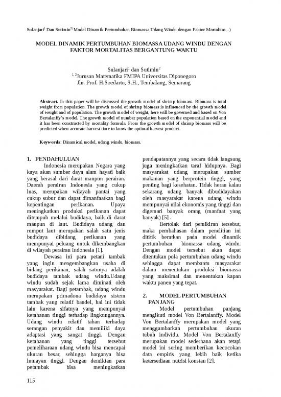 picture_Model Dinamik Pertumbuhan Biomassa Udang Windu Dengan Faktor Mortalitas Bergantung Waktu | Pertanian Dan Peternakan