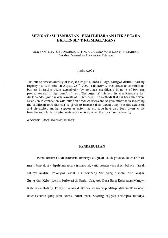 picture1_Group Therapy Pdf 9490 | X Mengatasi Hambatan Pemeliharaan Itik Secara Ekstensip  Digembalakan | Pertanian Dan Peternakan