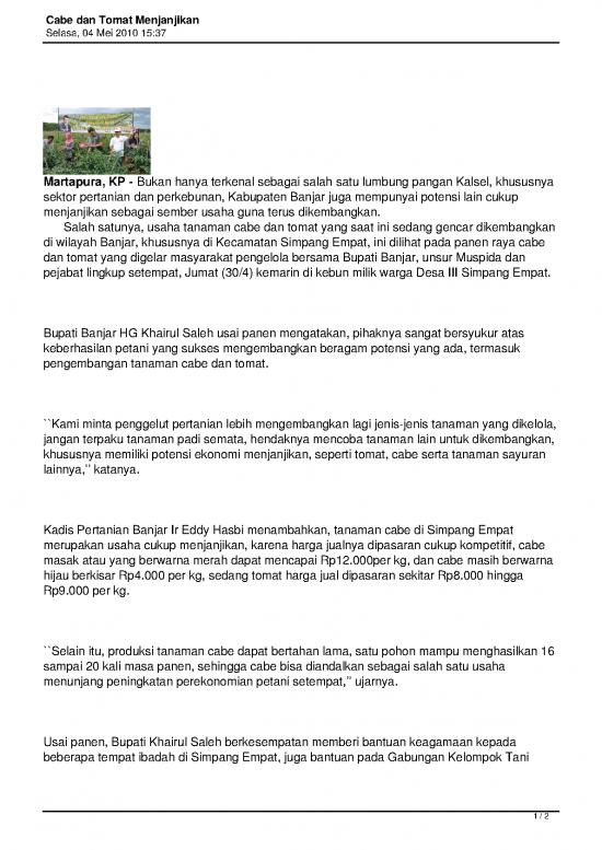 picture_Presentasi Usaha 9517 | Cabe Dan Tomat Menjanjikan | Pertanian Dan Peternakan