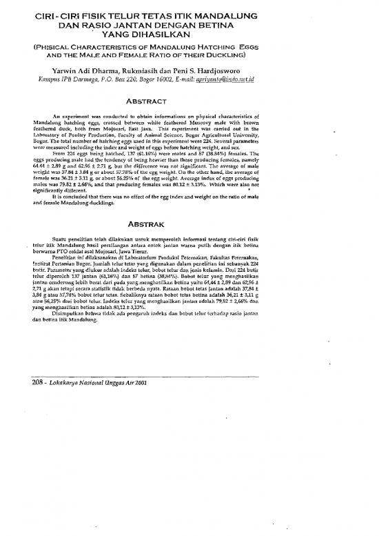 picture1_Theory Of Production Pdf 9591 | P Clrl   Ciri Flslk Telur Tetas Ltlk Mandalung Dan Rase0 Jantan Dengan Betina Yang Dlhasllkan | Pertanian Dan Peternakan