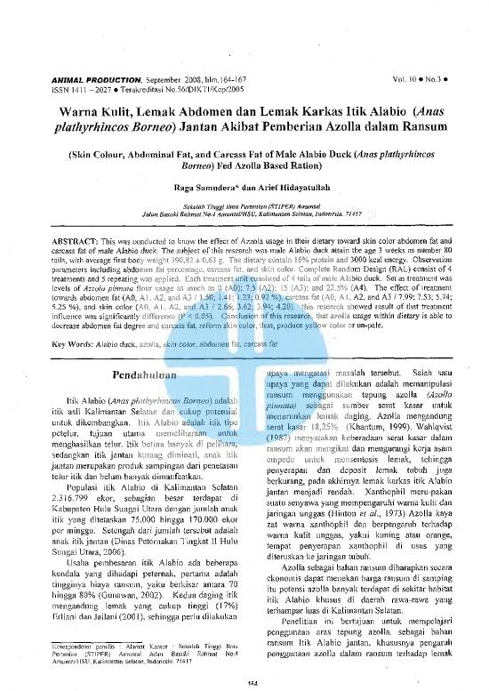 picture1_Theory Of Production Pdf 9603 | P Warna Kulit  Lemak Abdomen Dan Lemak Karkas Itik Alabio  Anas Platlzyrhincos Borneo  Jantan Akibat Pemberian Azolla Dalam Ransum | Pertanian Dan Peternakan