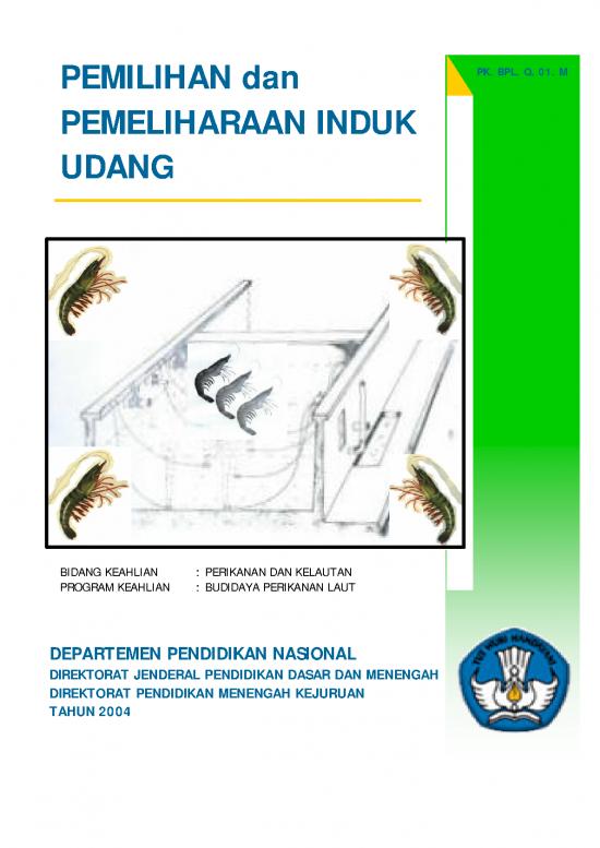 picture1_Pendidikan Pdf 9618 | Pemilihan Dan Pemelliharaan Induk Udang | Pertanian Dan Peternakan