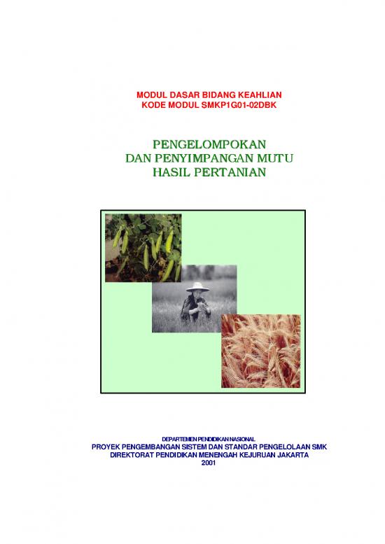 picture Pertanian Pdf 9635 | Pengelompokkan Dan Penyimpangan Mutu Hasil Pertanian | Pertanian Dan Peternakan