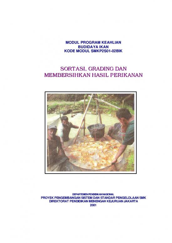 picture_Pertanian Pdf 9669 | Sortasi Grading Dan Membersihkan Hasil Perikanan | Pertanian Dan Peternakan