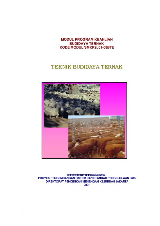 picture Manajemen Pdf 9678 | Tehnik Budidaya Ternak | Pertanian Dan Peternakan