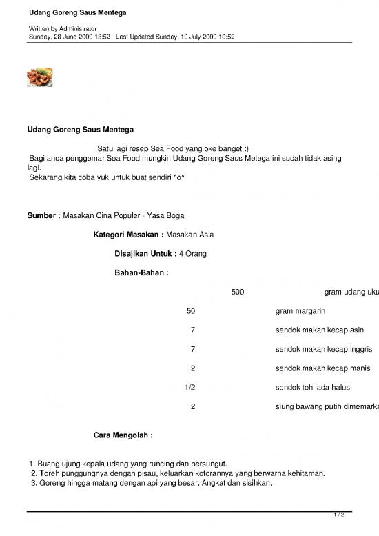 picture1_Contoh Artikel Populer Pdf 9687 | Udang Goreng Saus Mentega | Pertanian Dan Peternakan