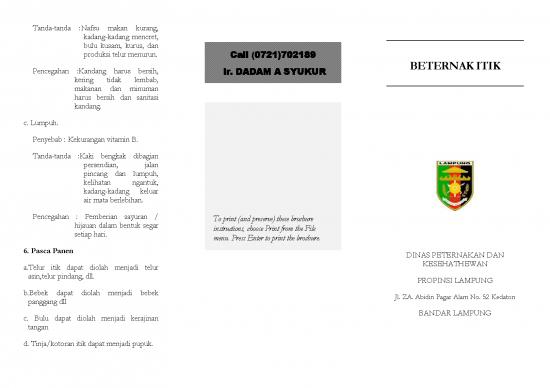 picture_Pupuk Pdf 9702 | X Brosur Beternak Itik | Pertanian Dan Peternakan