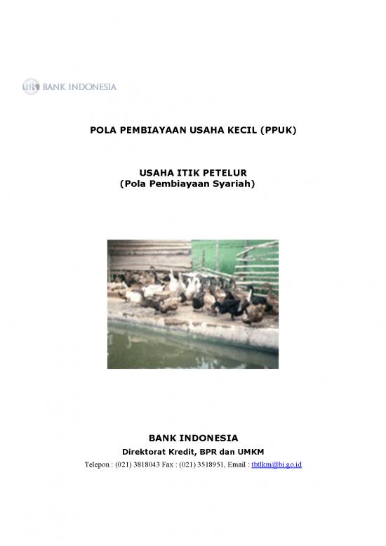 picture Presentasi Usaha 9714 | X Usaha Itik Petelur  Pola Pembiayaan Syariah    Bank Indonesia | Pertanian Dan Peternakan