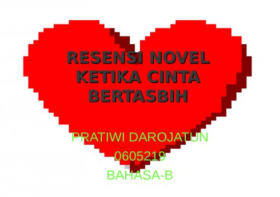 picture1_Habiburrahman El Shirazi   Ketika Cinta Bertasbih 1a | Bahasa Indonesia