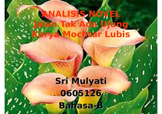 picture1_Mochtar Lubis   Jalan Tak Ada Ujung | Bahasa Indonesia