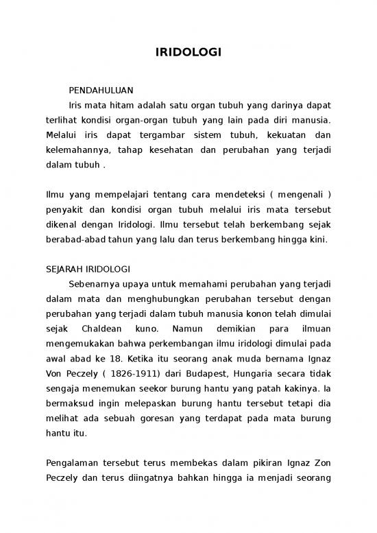 picture_Artikel Iridologi | Ilmu Kesehatan