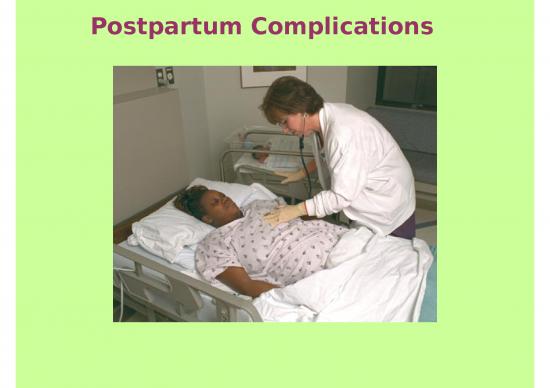 picture_Slideshare Management 9988 | Postpartum | Ilmu Kesehatan