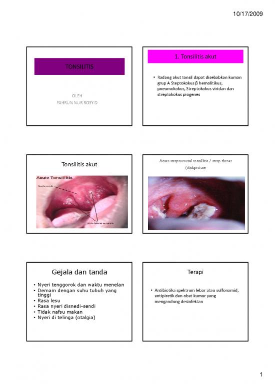 picture Demam Pdf 10027 | Tonsilitis | Ilmu Kesehatan