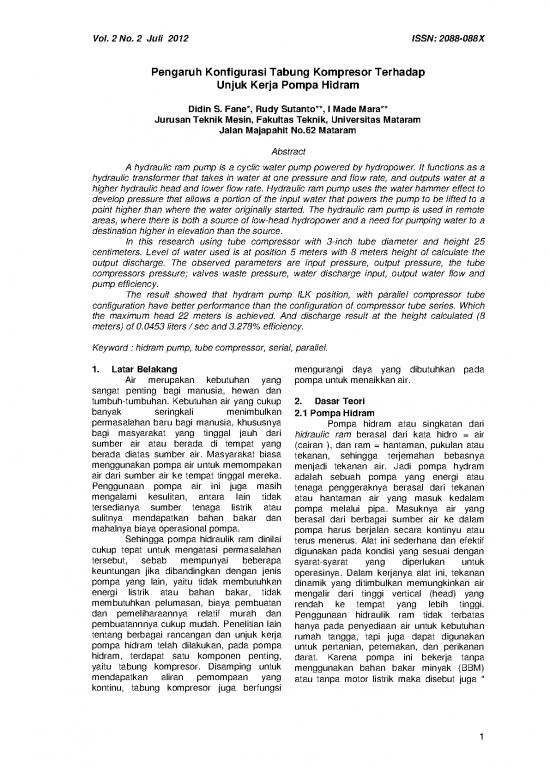 picture1_Research Pdf 10086 | Pengaruh Konfigurasi Tabung Kompresor Terhadap Unjuk Kerja Pompa Hidram(1 5) | Teknik Mesin