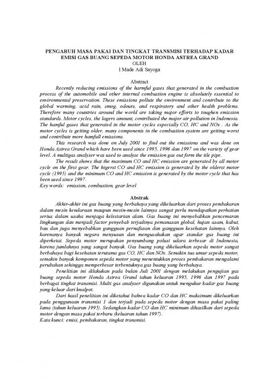picture1_Research Pdf 10089 | Adisayoga Pengaruh Masa Pakai Dan Tingkat Transmisi Terhadap Kadar Emisi Gas Baung Sepeda Motor Honda Astrea Grand | Teknik Mesin