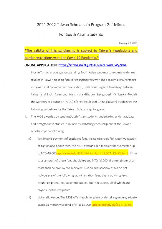picture_Application Format Pdf 10177 | 2021 2022 MOE Taiwan Scholarship Guidelines | Beasiswa 2022