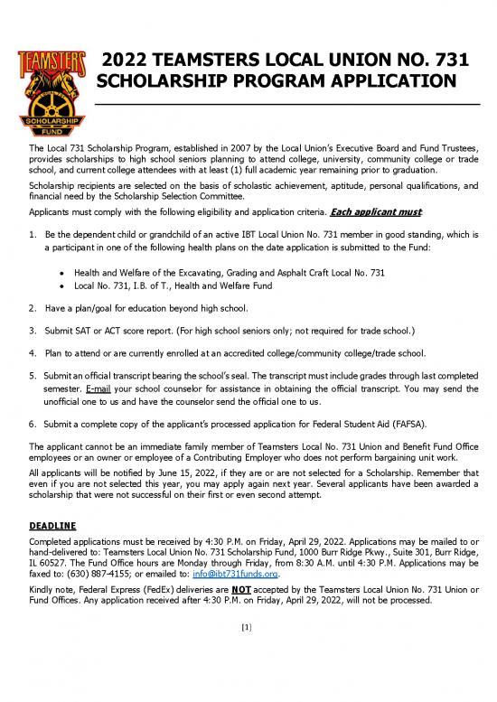 picture_Financial Spreadsheet 10192 | 2022 Teamsters Local Union N 731 Scholarship Program Application | Beasiswa 2022