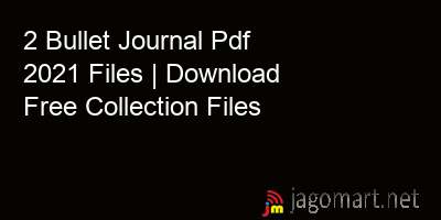 picture 2 Bullet Journal Pdf 2021 Files | Download Free Collection Files
