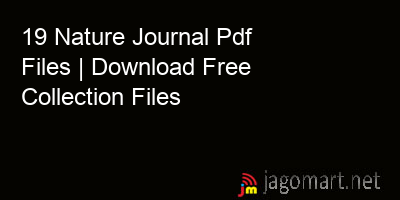 picture 19 Nature Journal Pdf Files | Download Free Collection Files