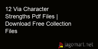 picture 12 Via Character Strengths Pdf Files | Download Free Collection Files