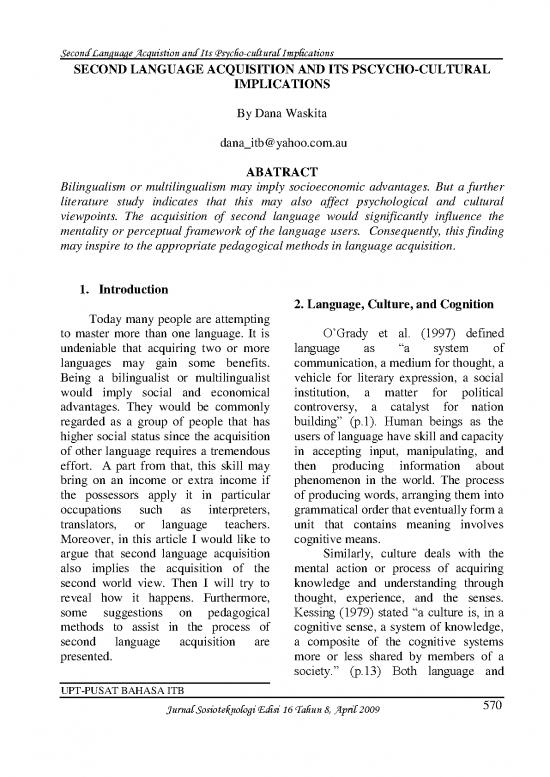 picture Language Pdf 99406 | 41531 Second Language Acquisition And Its Pscy 4730eb83