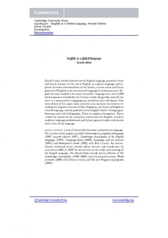 picture Language Pdf 99528 | 9780521823470 Frontmatter