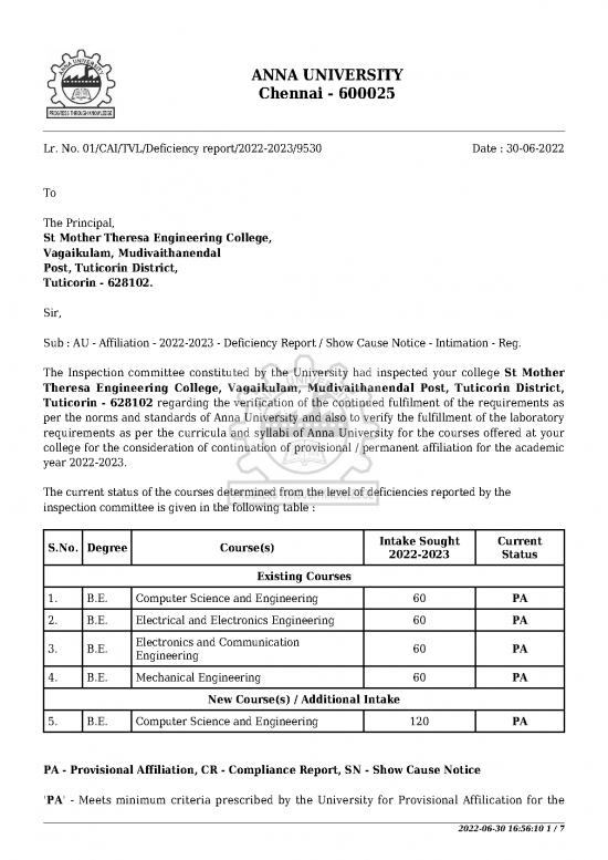 picture1_Report Pdf 97722 | Anna University Affiliation 2022 2023