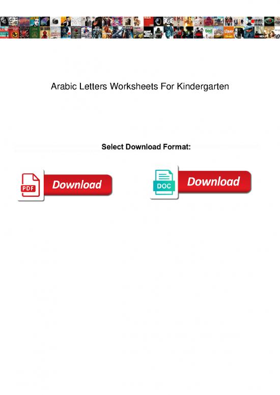 picture1_Language Pdf 99303 | Arabic Letters Worksheets For Kindergarten