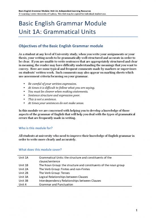 picture Basic Grammar In Use Pdf 99270 | Basic Grammatical Units
