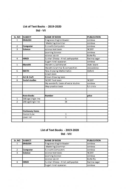 picture Hindi Grammar Pdf 98855 | Books List 2019 2020 Std Vii Viii