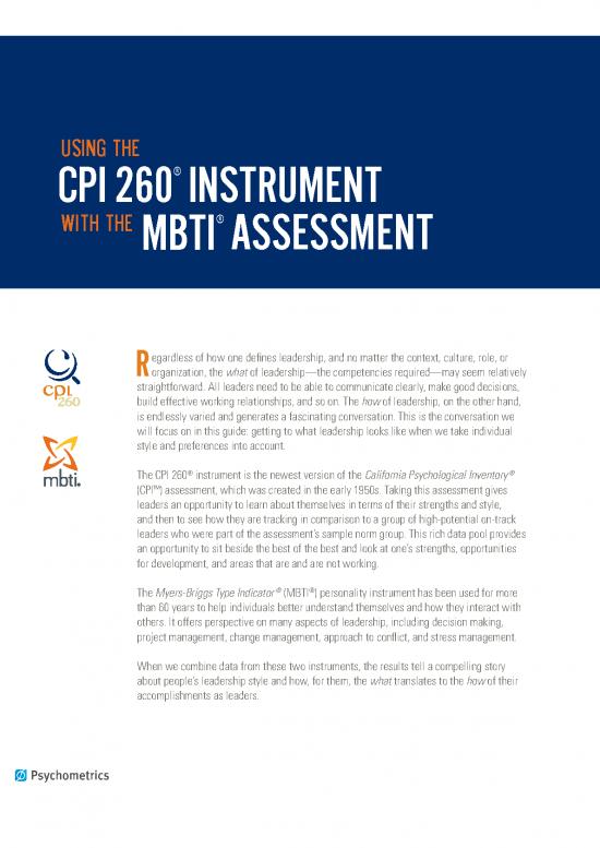 picture Mbti Pdf 97236 | Cpi260 Use With Guide Mbti