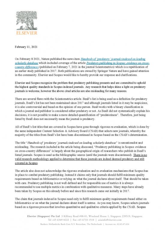 picture_Journal Pdf 97763 | Elsevier Response Scopus Predatory Journals Feb 11th 2021