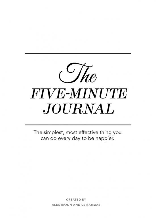picture1_Journal Pdf 97836 | Five Minute Journal Quickstart
