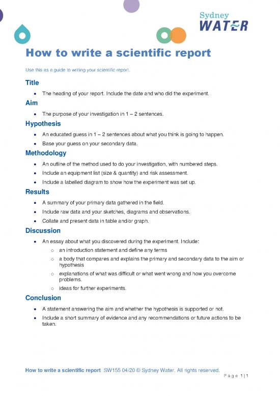 picture Scientific Report Example Pdf 98053 | How To Write A Scientific Report