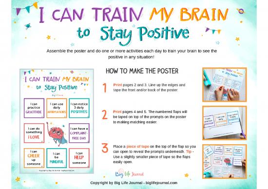 picture Journal Pdf 97595 | I Can Train My Brain To Stay Positive