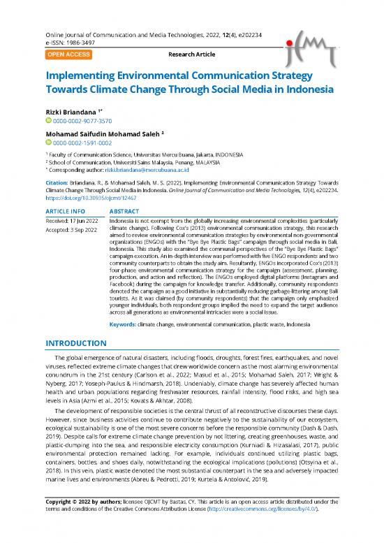 picture_Environmental Communication Pdf 98107 | Implementing Environmental Communication Strategy Towards Climate Change Through Social Media In 12467