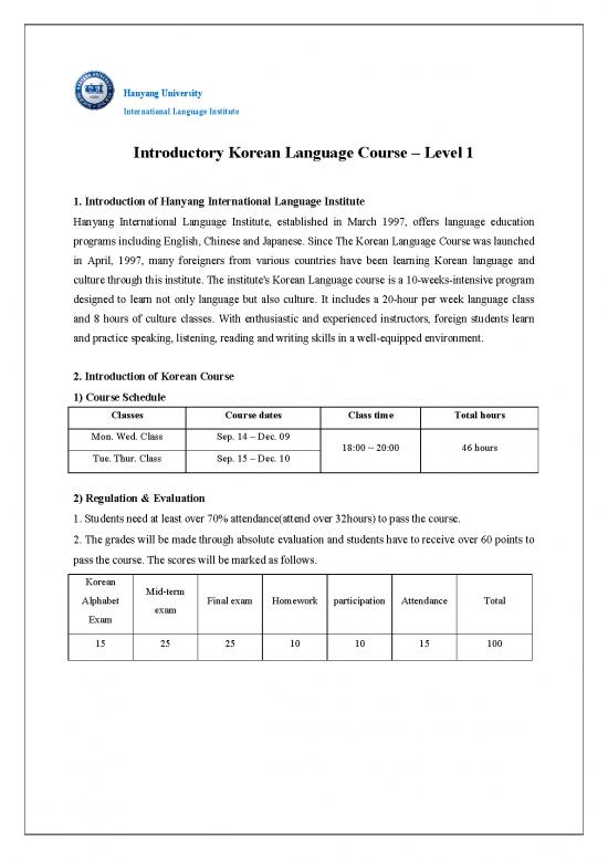 picture1_Language Pdf 99069 | Introductory Korean Level 1