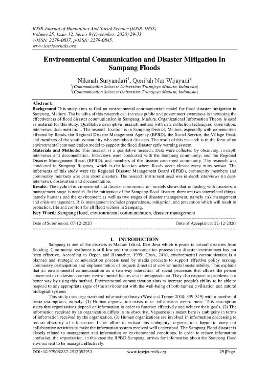 picture Environmental Communication Pdf 97660 | Jhss Des 2020 Banjir Sampang E2512092933
