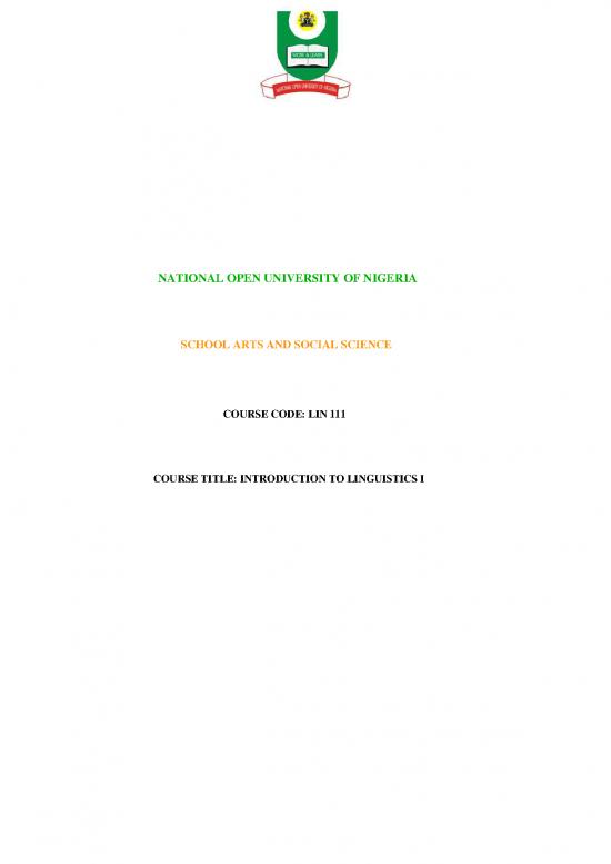 picture_Linguistics Pdf 98702 | Lin 111
