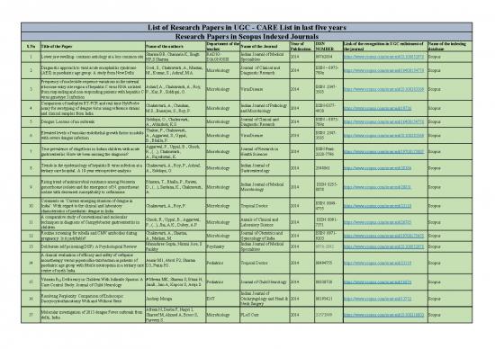 picture Journal Pdf 97819 | List Of Research Papers In Ugc Care List In Last 5 Years
