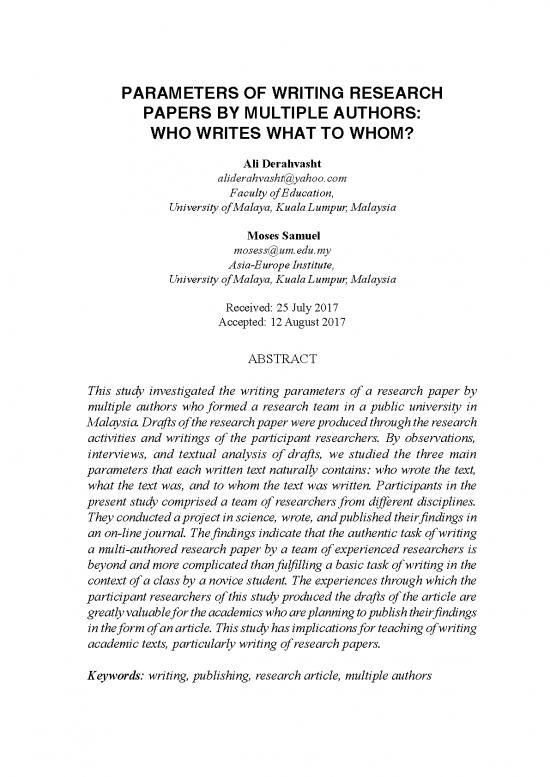 picture1_Journal Pdf 97549 | Parameters Of Writing Research