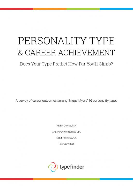picture Personality Pdf 97353 | Personalitytype Careerachievementstudy