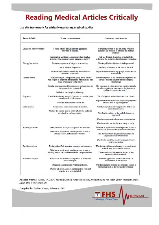 picture Medical Articles Pdf 98219 | Reading Medical Articles Critically