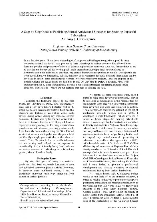 picture1_Journal Pdf 97624 | Rits Centurion Special Issue Spring 2016 Tony Onwuegbuzie Published Version 1