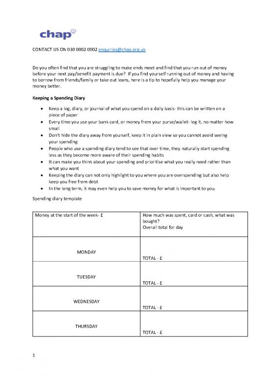 picture1_Journal Pdf 97637 | Spending Diary Example And Template2