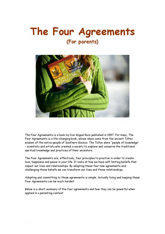 picture_The Four Agreements Don Miguel Ruiz Pdf 97314 | The Four Agreements For Parents